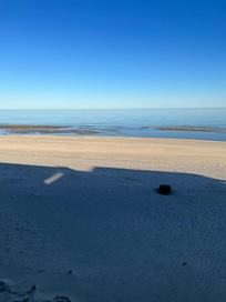 Beach view from deck