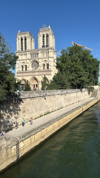 Just around the corner from the hotel