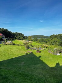 Der Blick von der Terrasse aus war unbeschreibig.