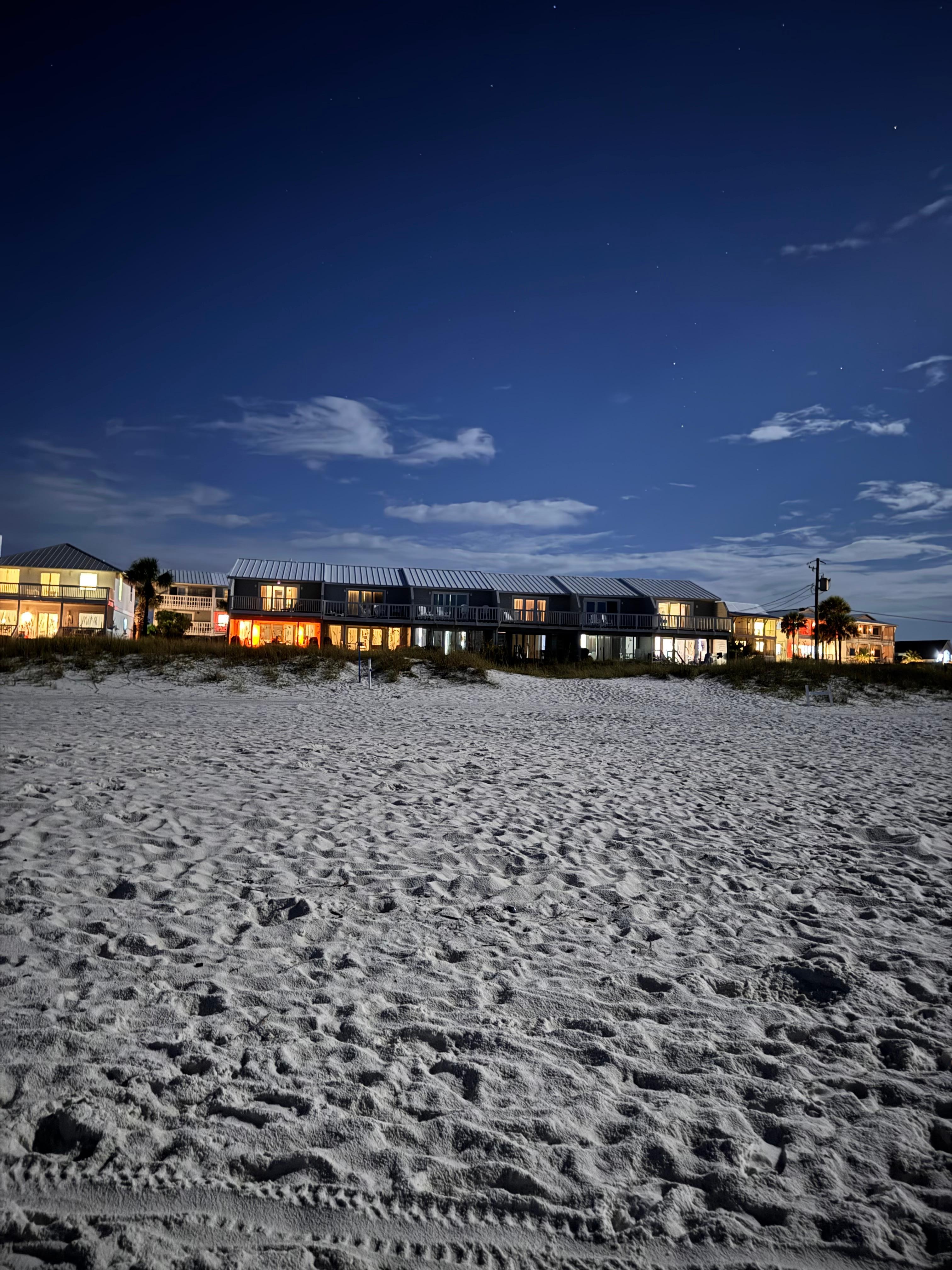 Picture of the condo from the water. 