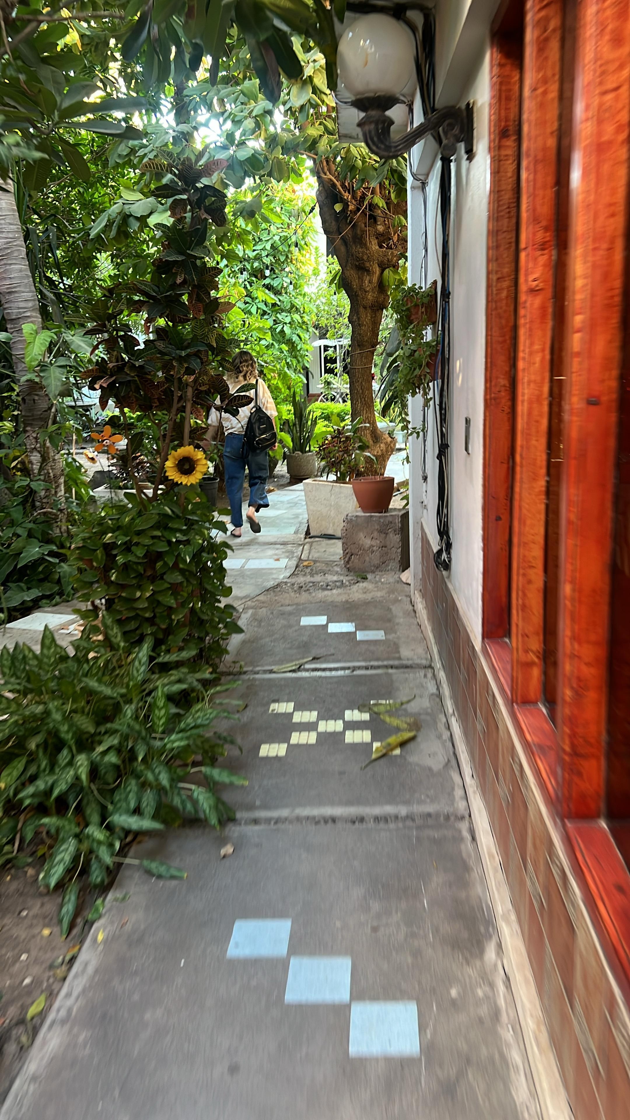 Pasillo hacia las abitaciones 