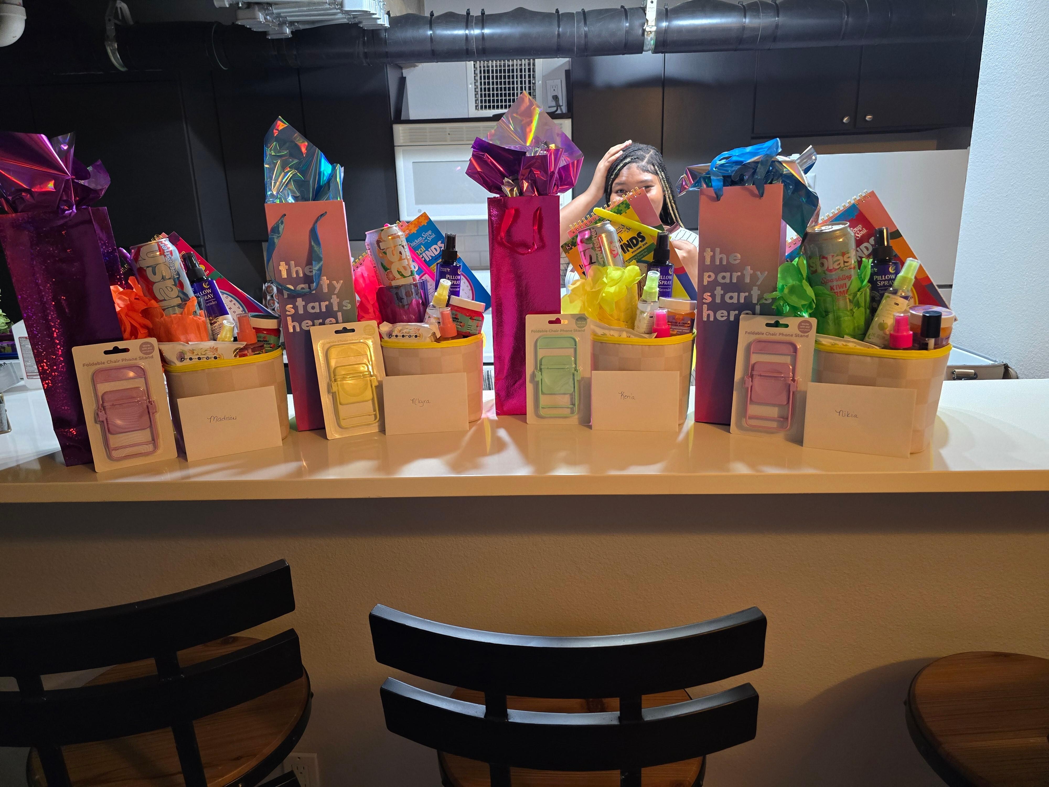 Made thank you travel bags for my travel companions. My daughter and I enjoyed the loft. 