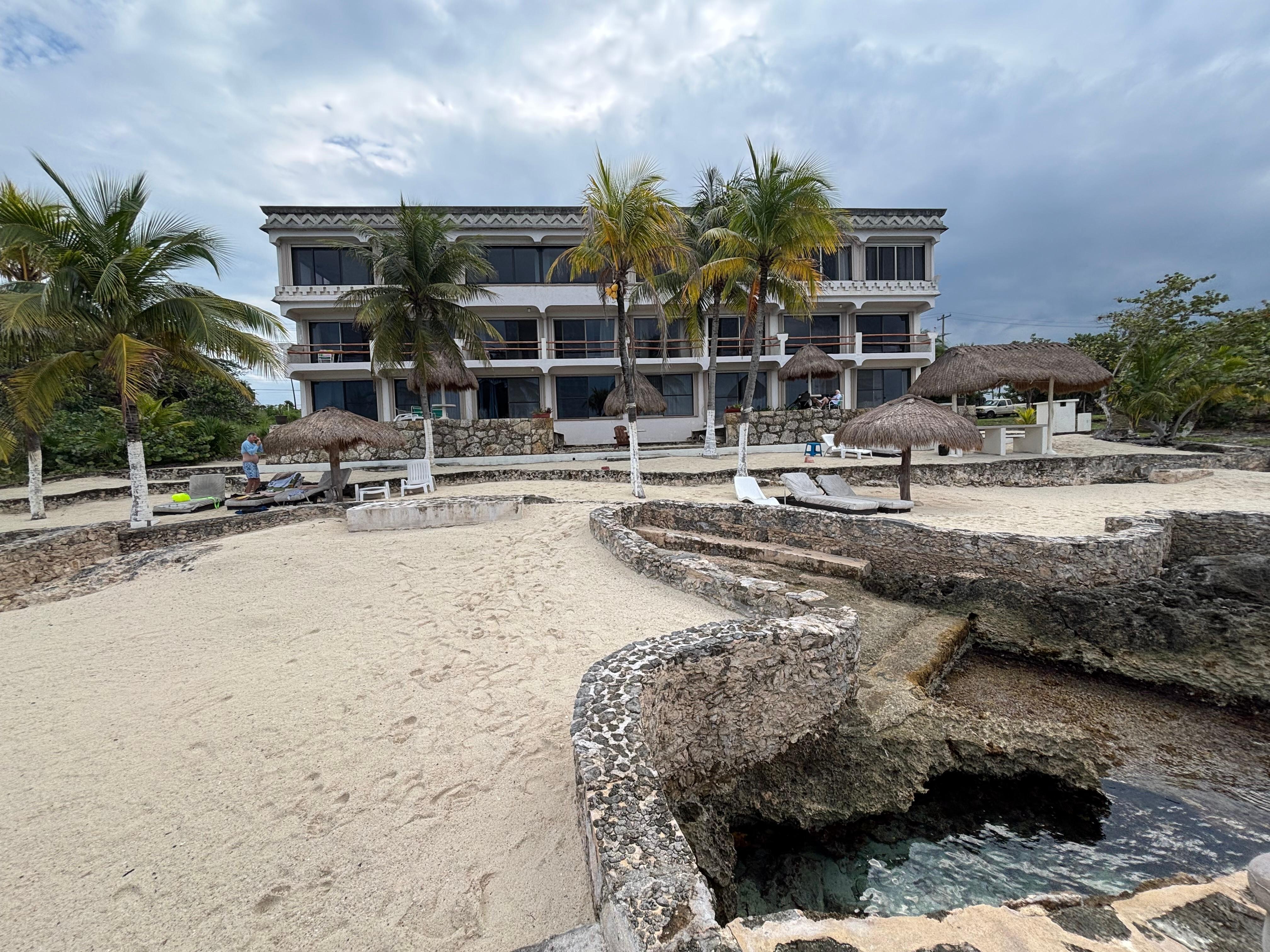 Condumel from the beach area.
