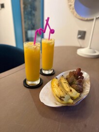 Fin gest på rummet när vi anlände