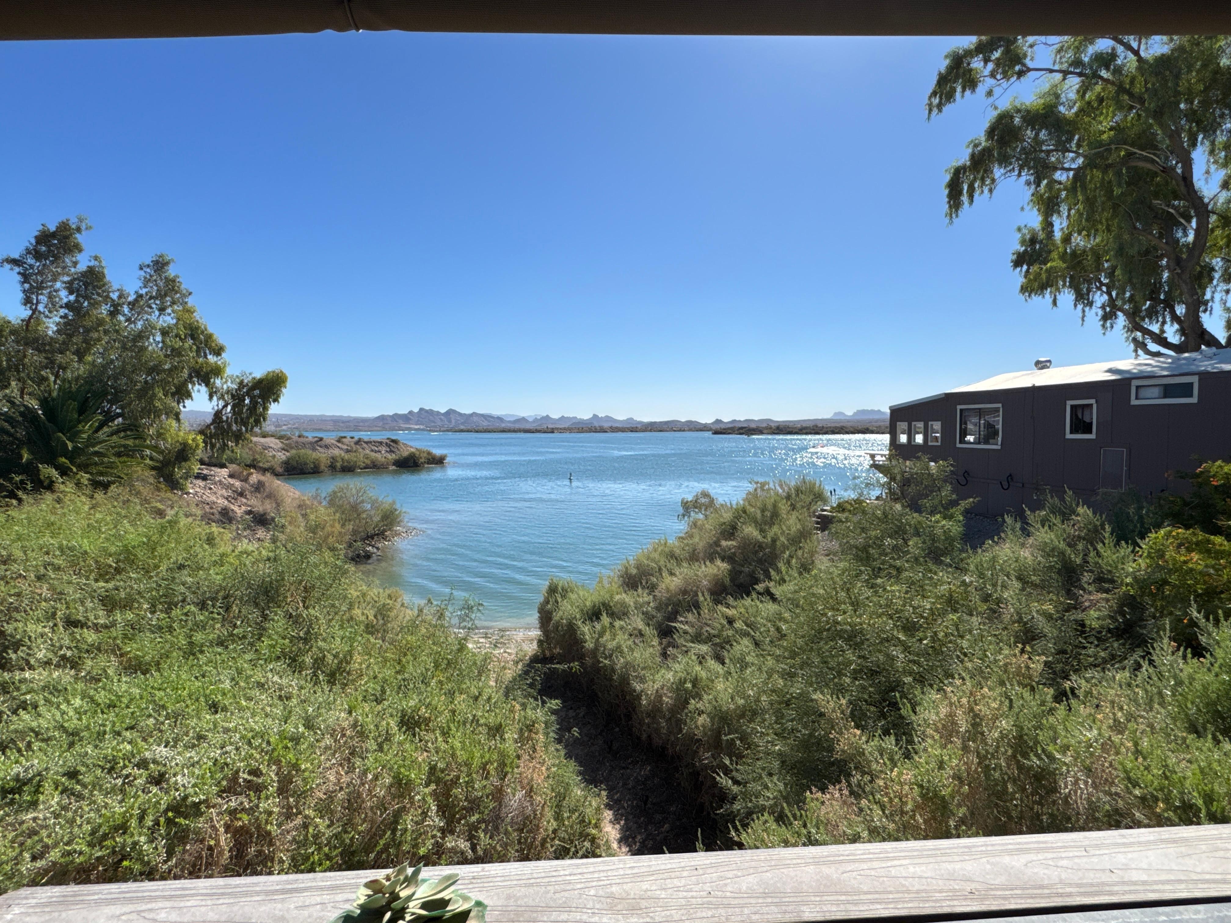 Beautiful view from patio.