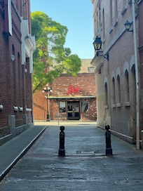 Great location between two great streets.