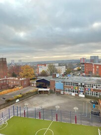 This is the view from the 4th floor flat.