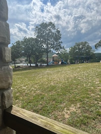 Playground from back deck of condo