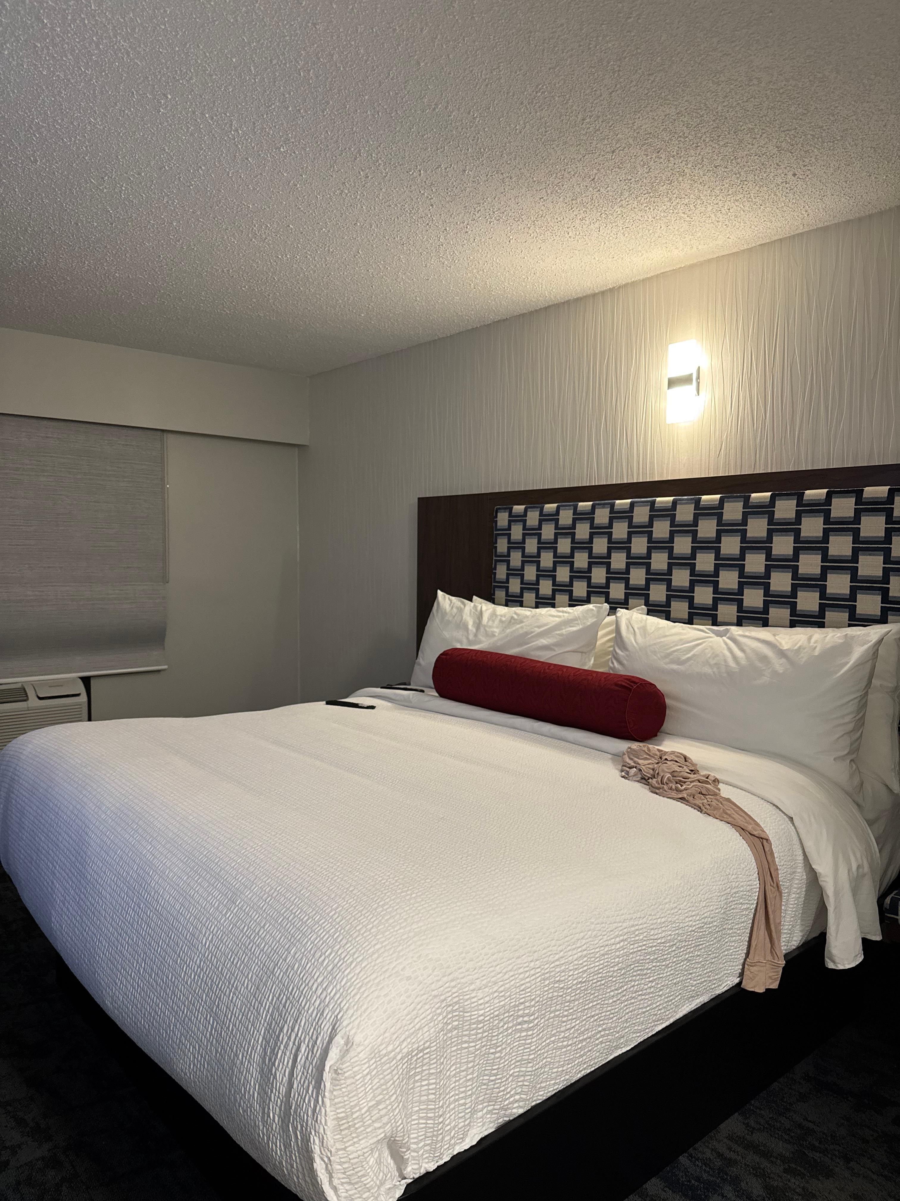 The comfiest bed and spacious room.
