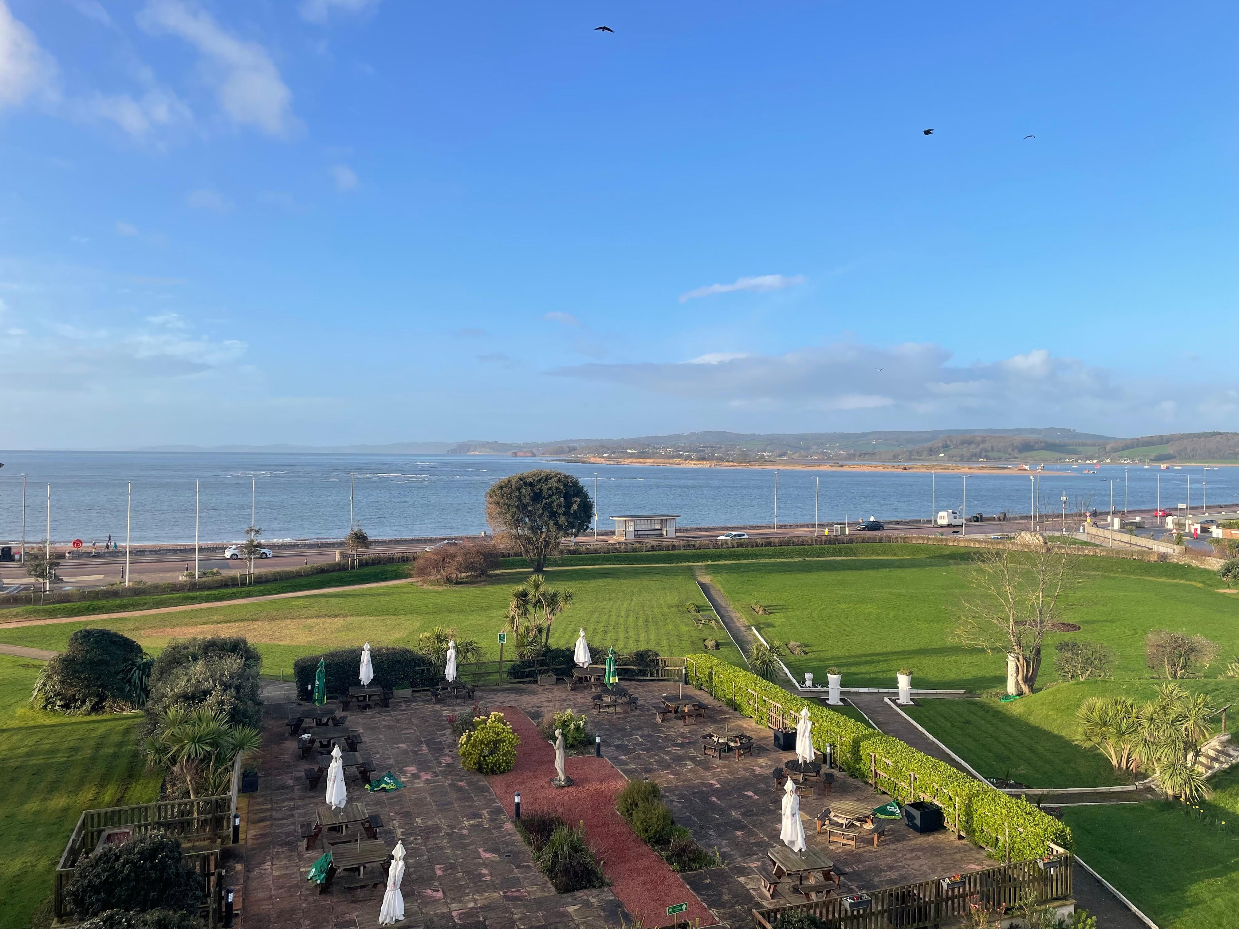 View from our balcony 