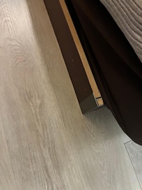 Side line shows how much of product is left.