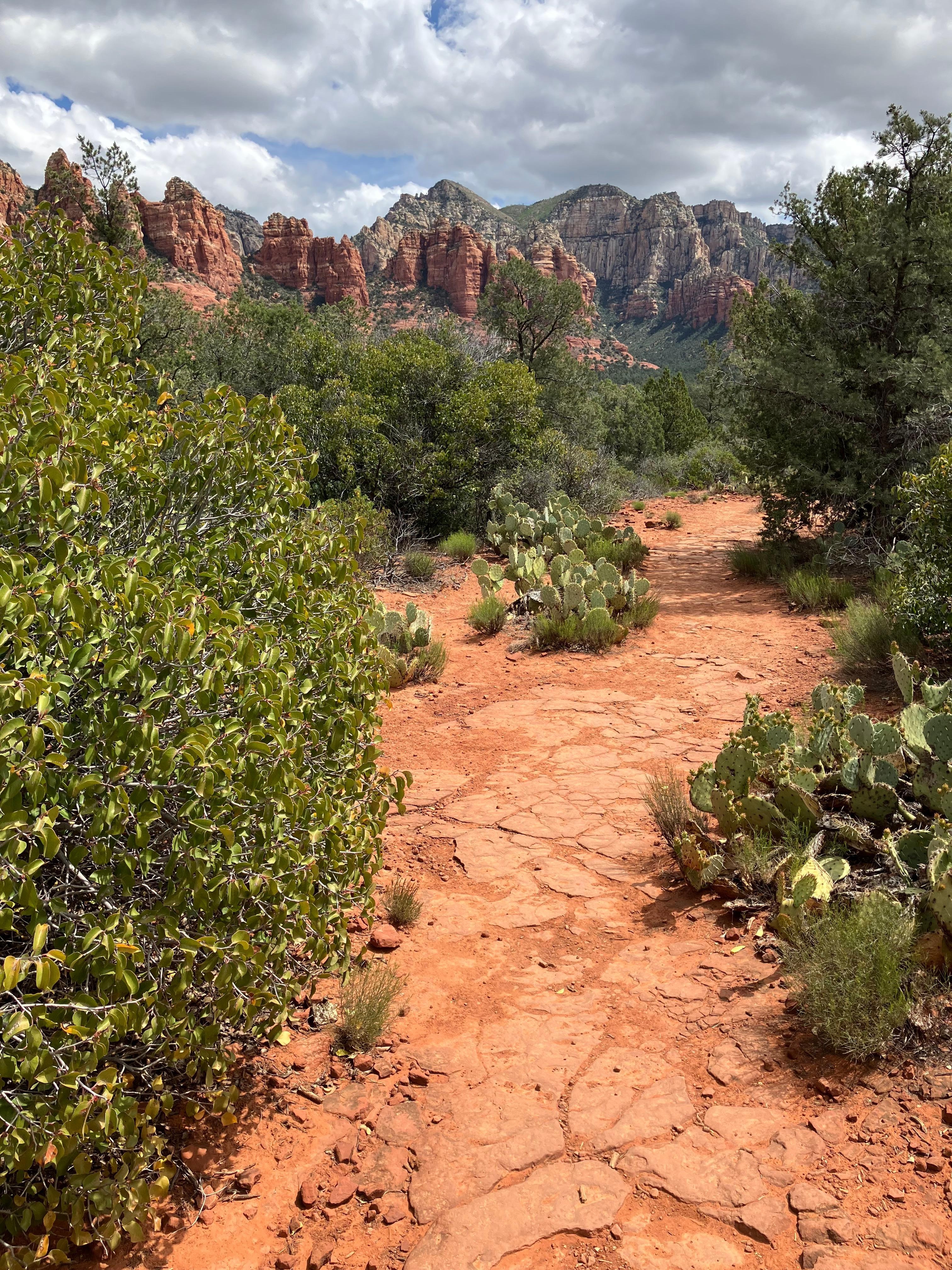 Trail access on the hotel property!