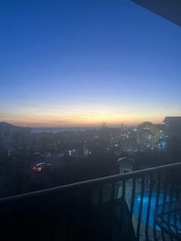Sunset view from the balcony