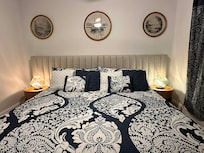2nd bedroom with king bed