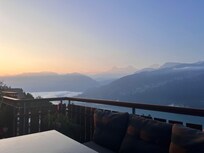 Early morning view from balcony