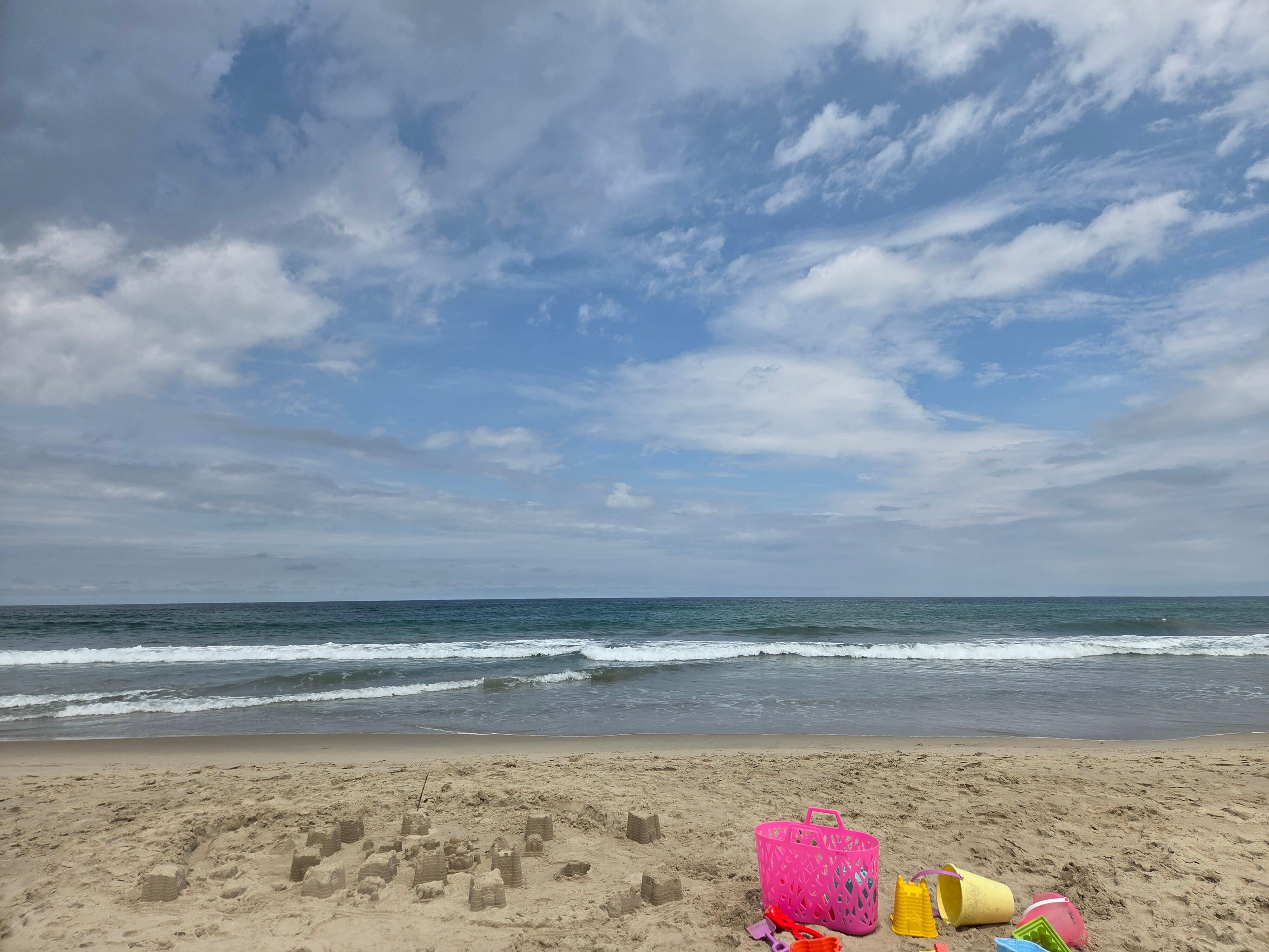 Sandcastles and waves