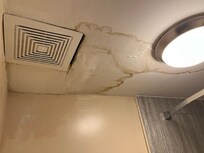 Water Stains in the bathroom ceiling