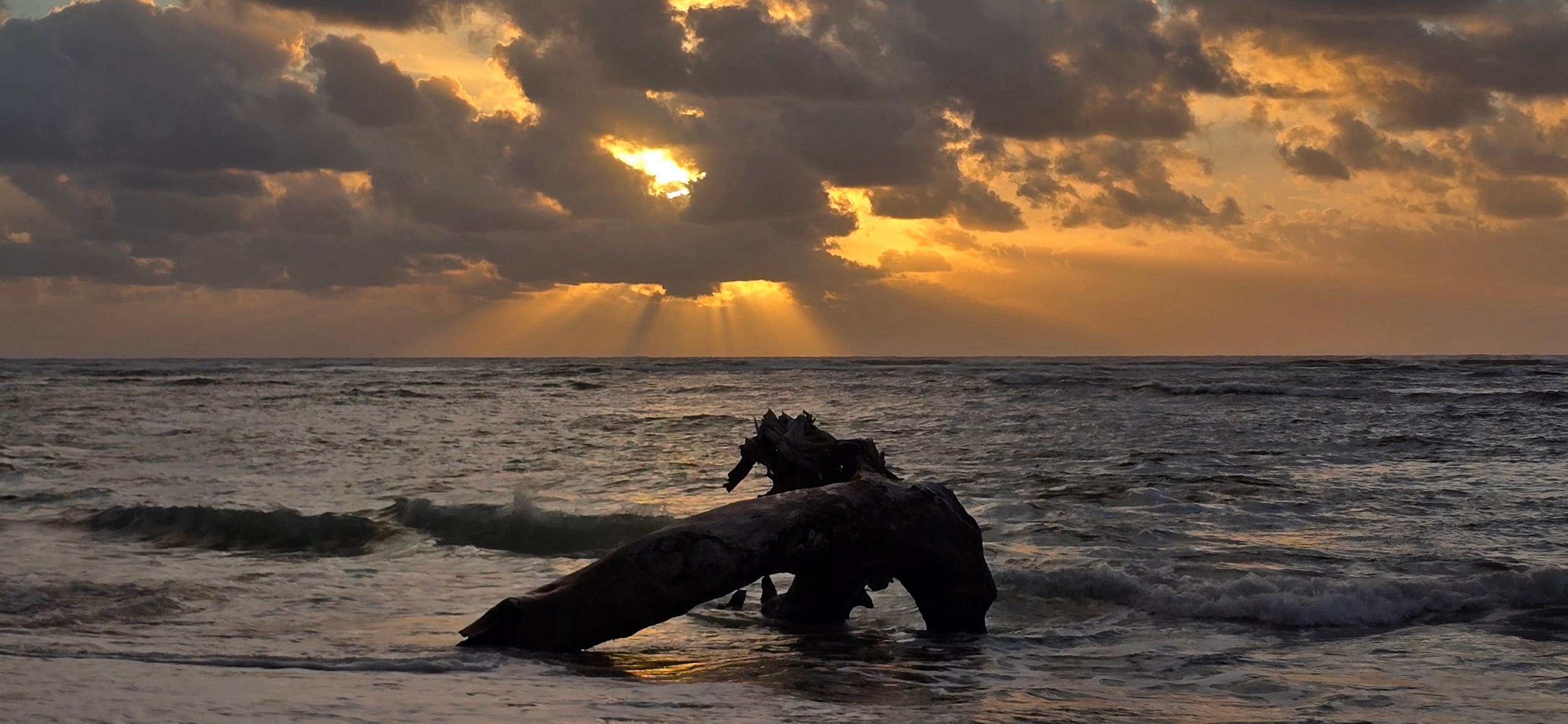 This is the beach located next to the condo. 