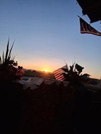 Sunset from front patio