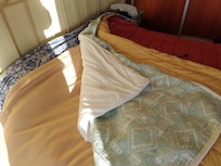 Took every cover I could find anywhere (including the 2nd bedroom) to put on bed to be warm at night. No blankets provided!