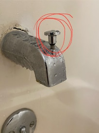 This part would not pop up to have the water come out from the shower head