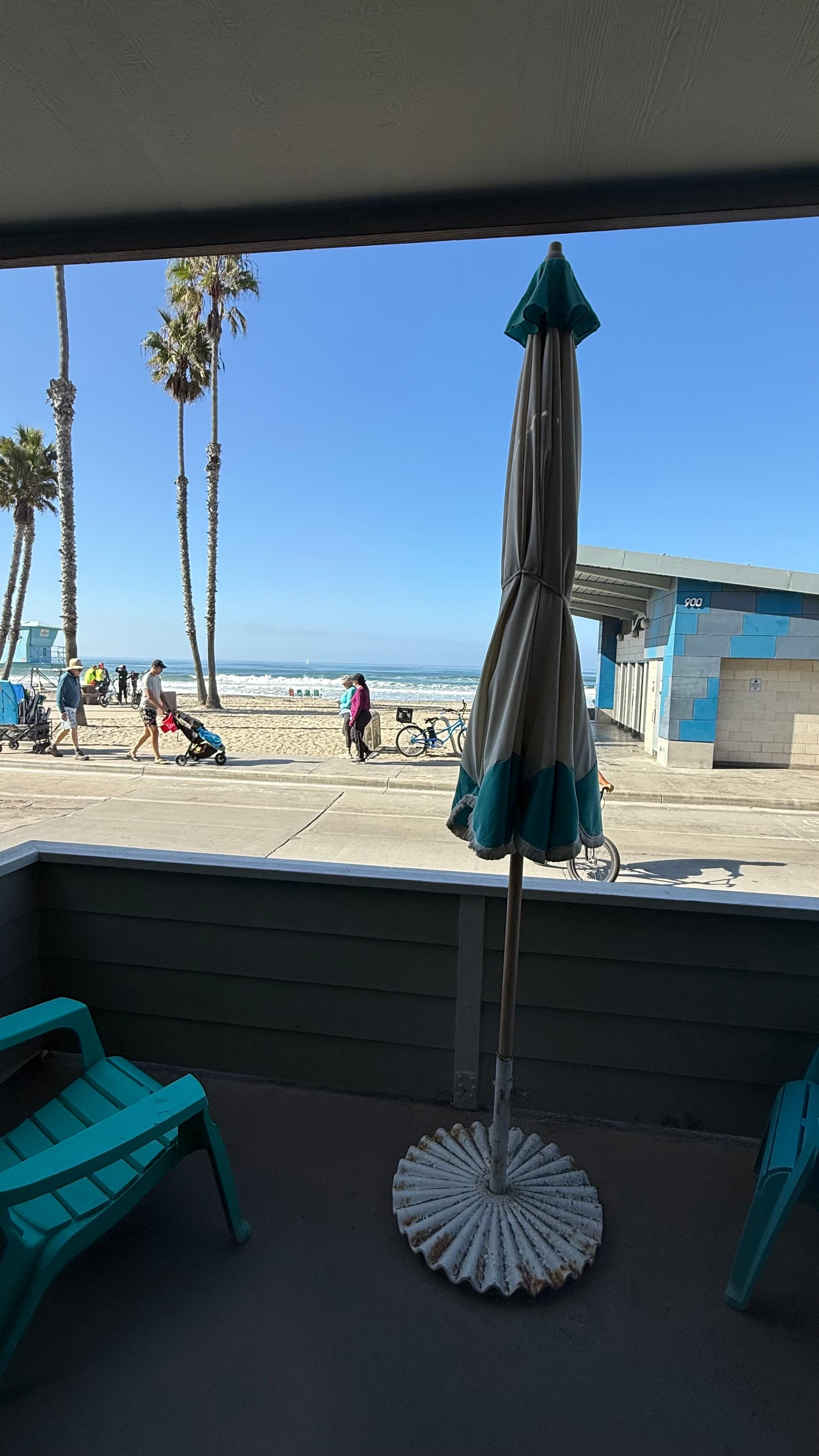 Another view from the cottage to the ocean