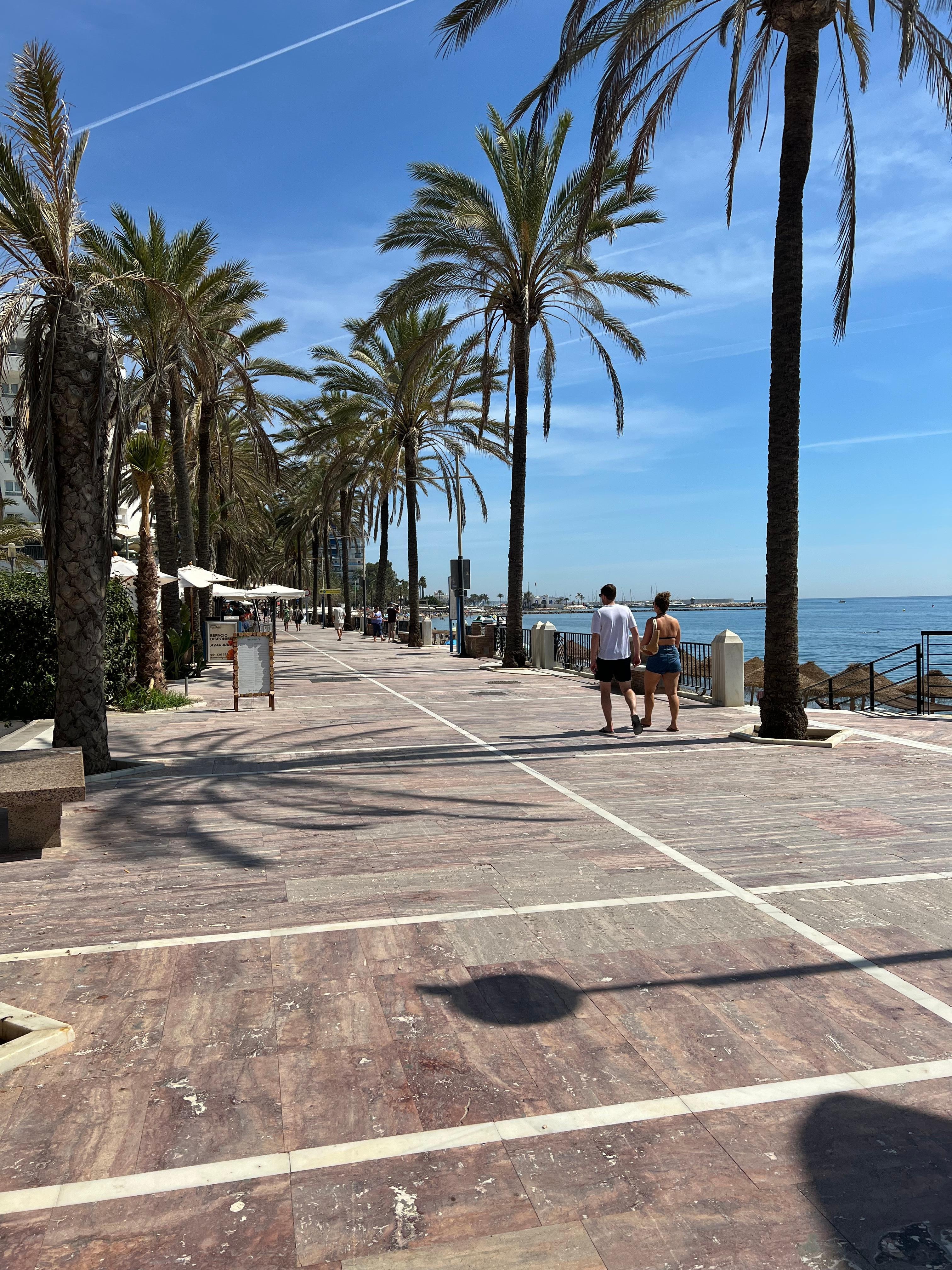 Marbella Promenade short walk from N H Hotel