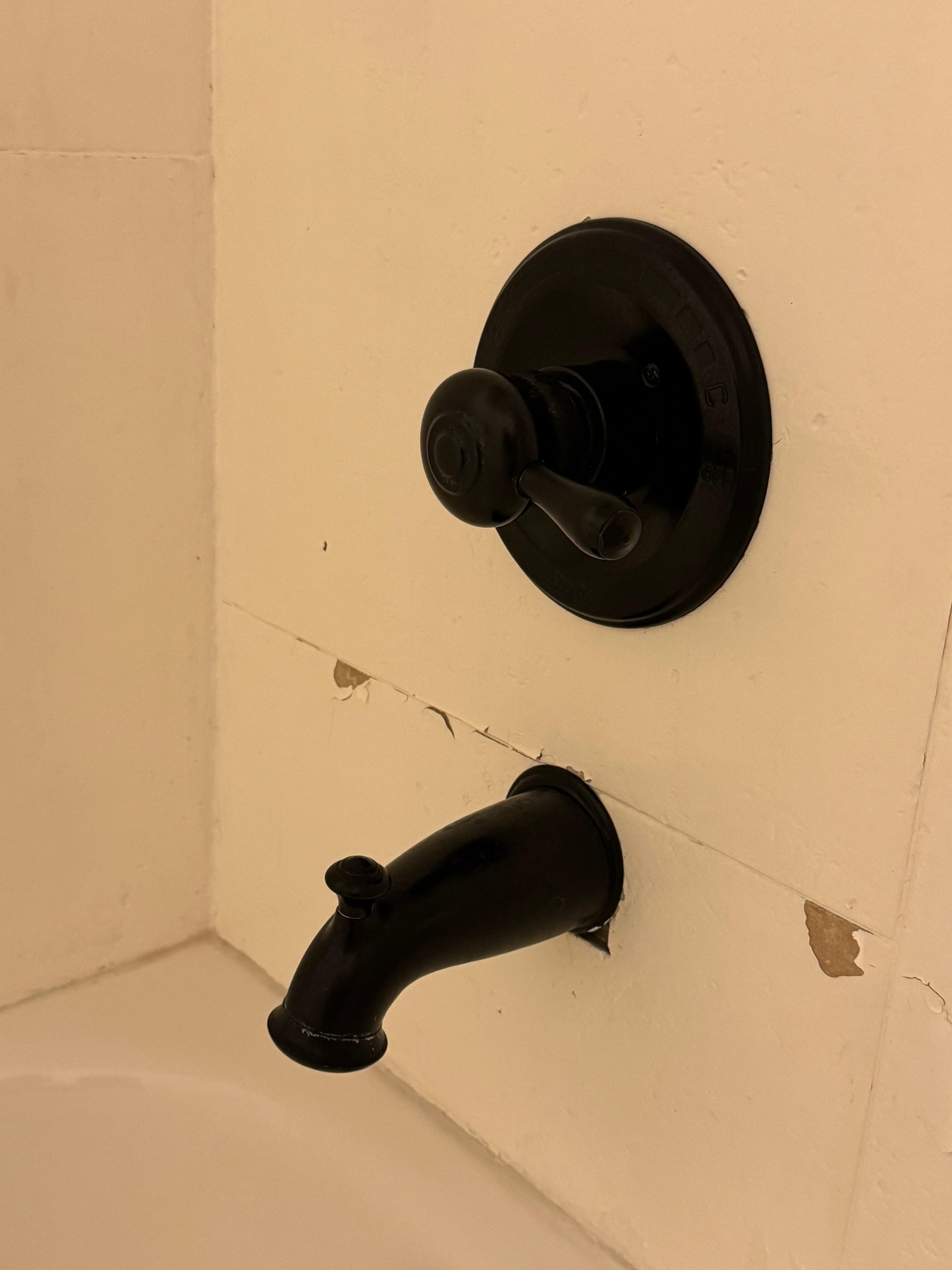 Peeling paint in second shower