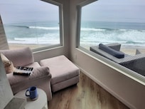 We almost had to fight over who would get the inside reading corner!