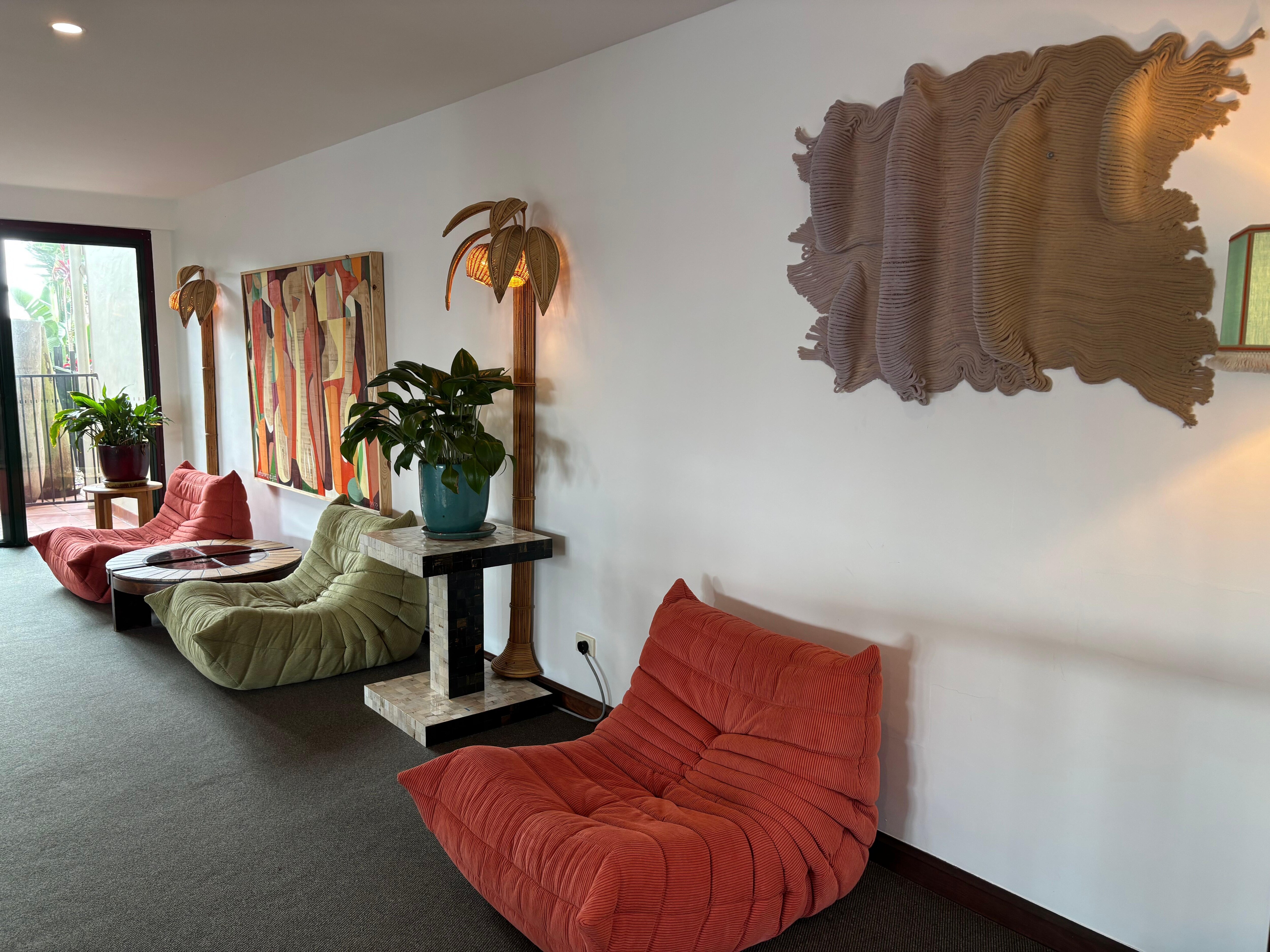 Hallway to the pool. 