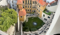 View of courtyard