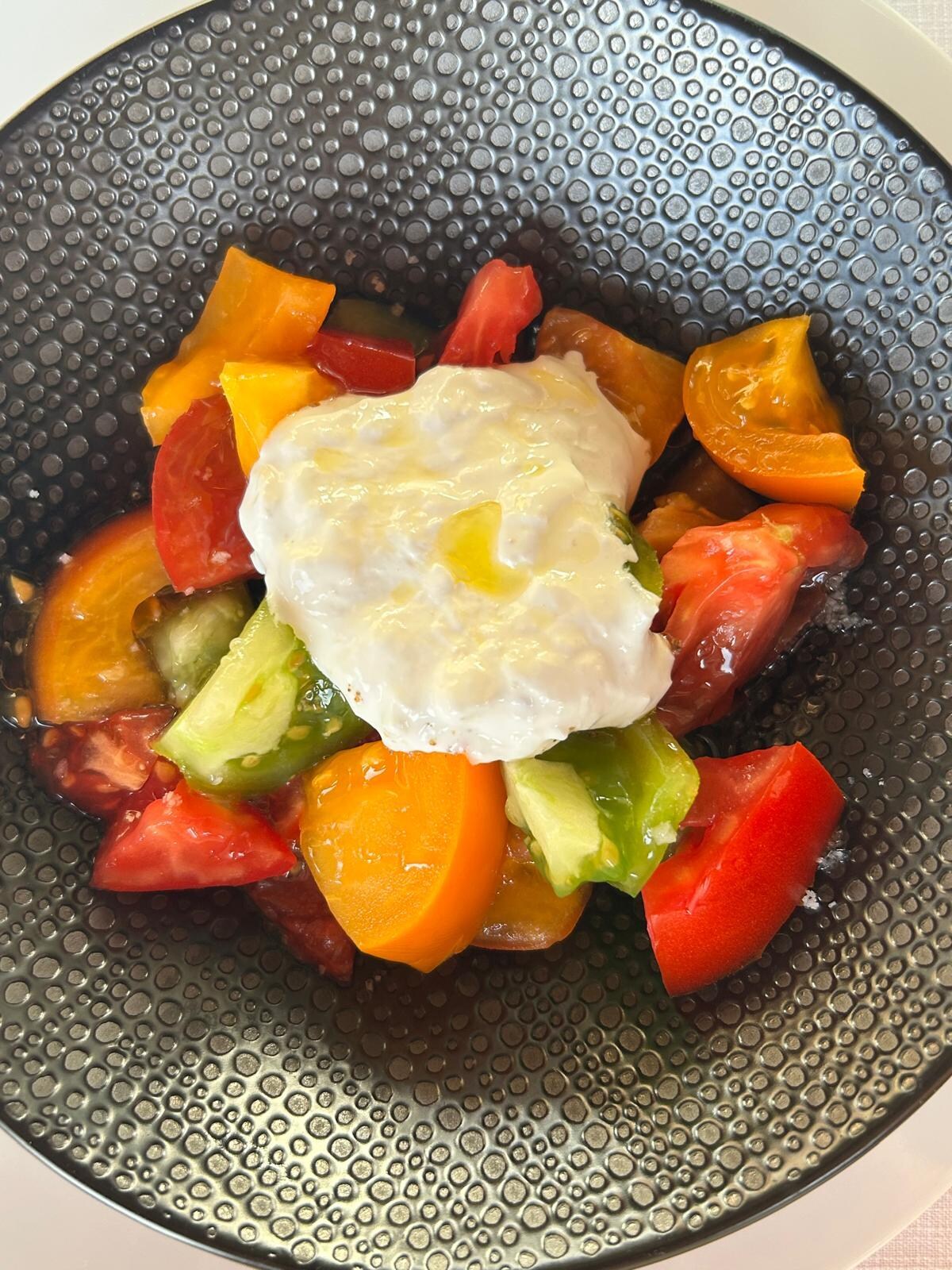 Part of a special meal prepared by our host.
