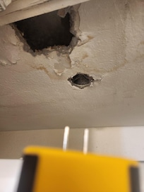 Plaster is falling