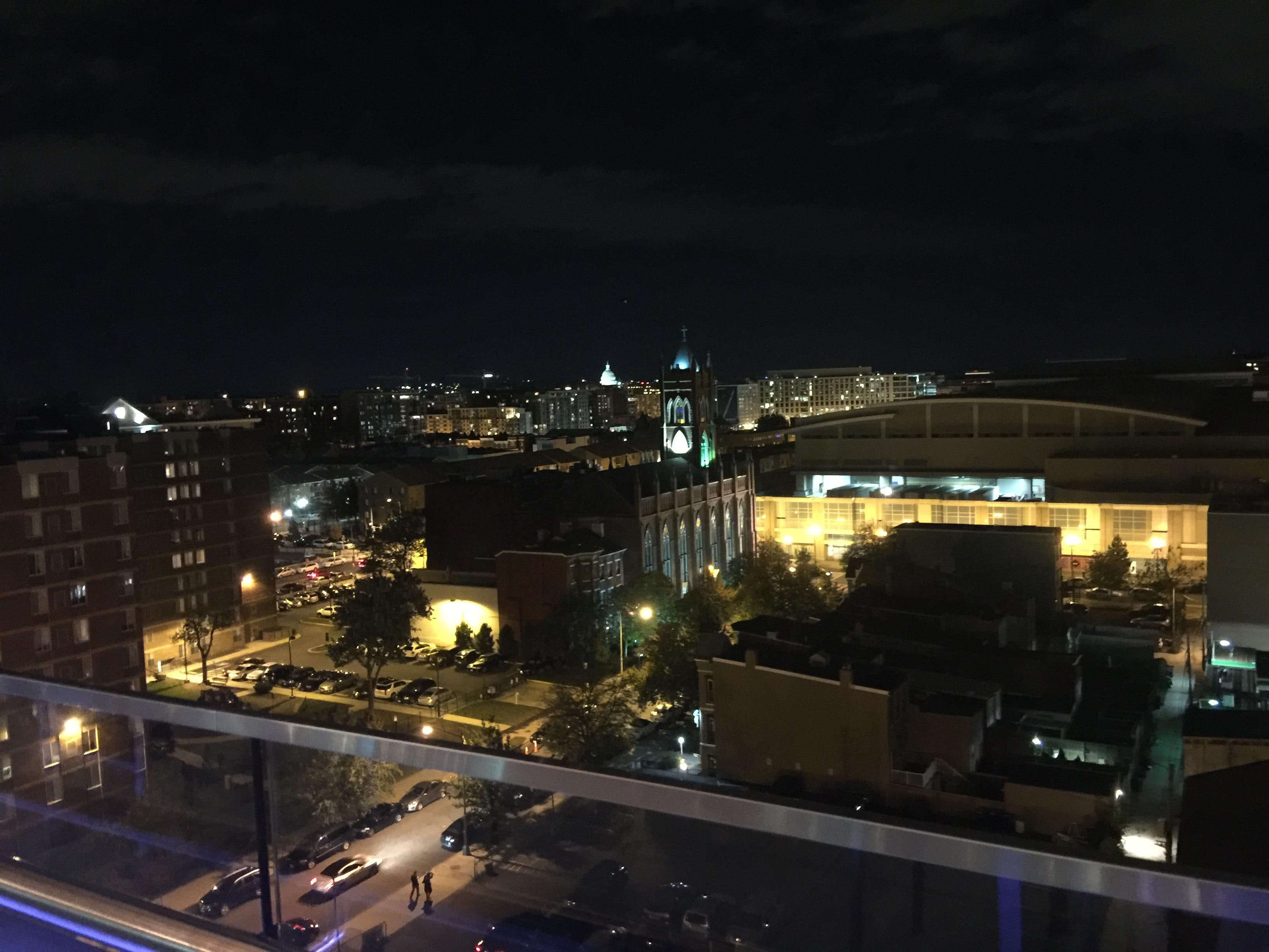 Washington at night