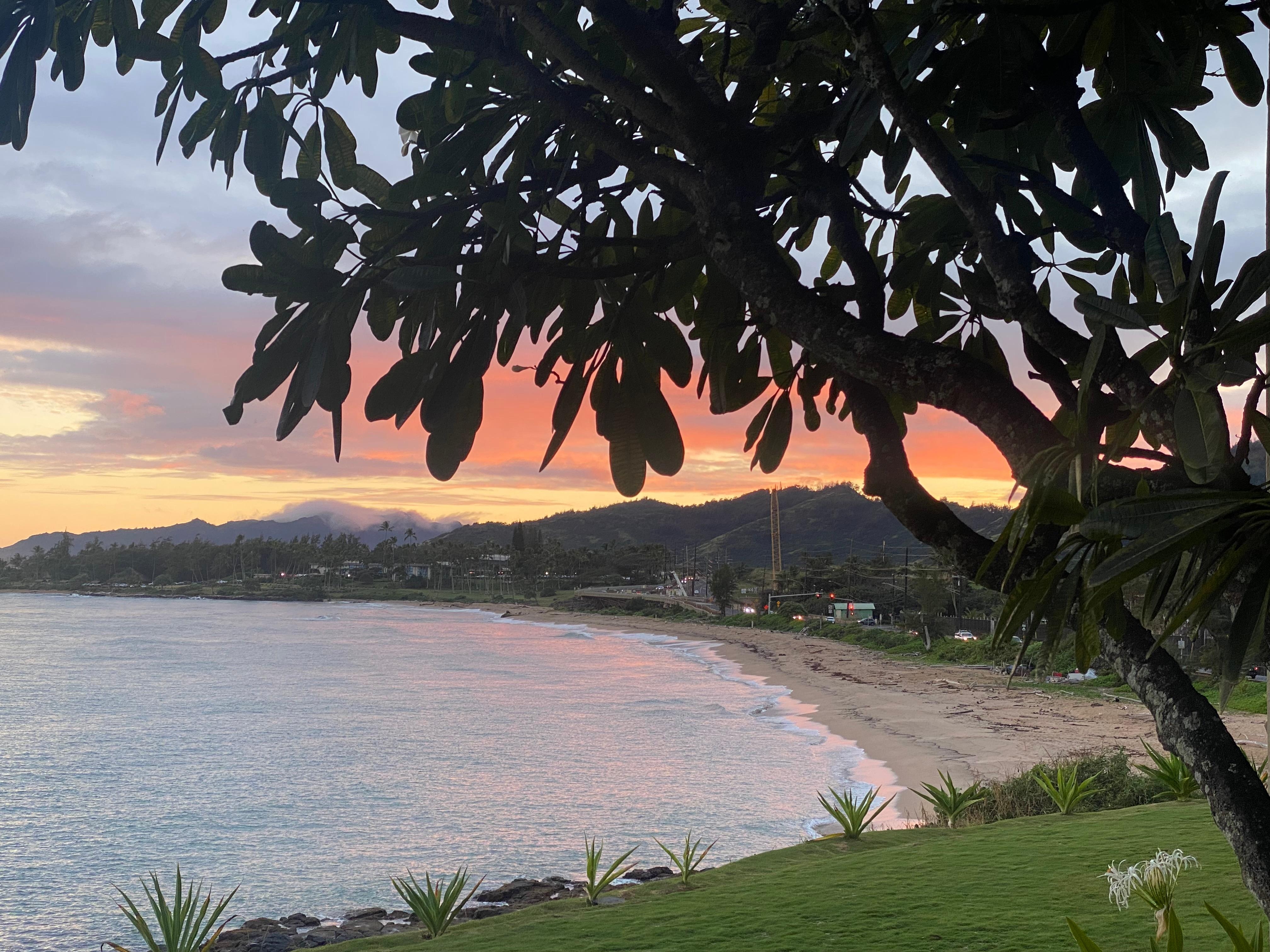 Sunset from the lanai