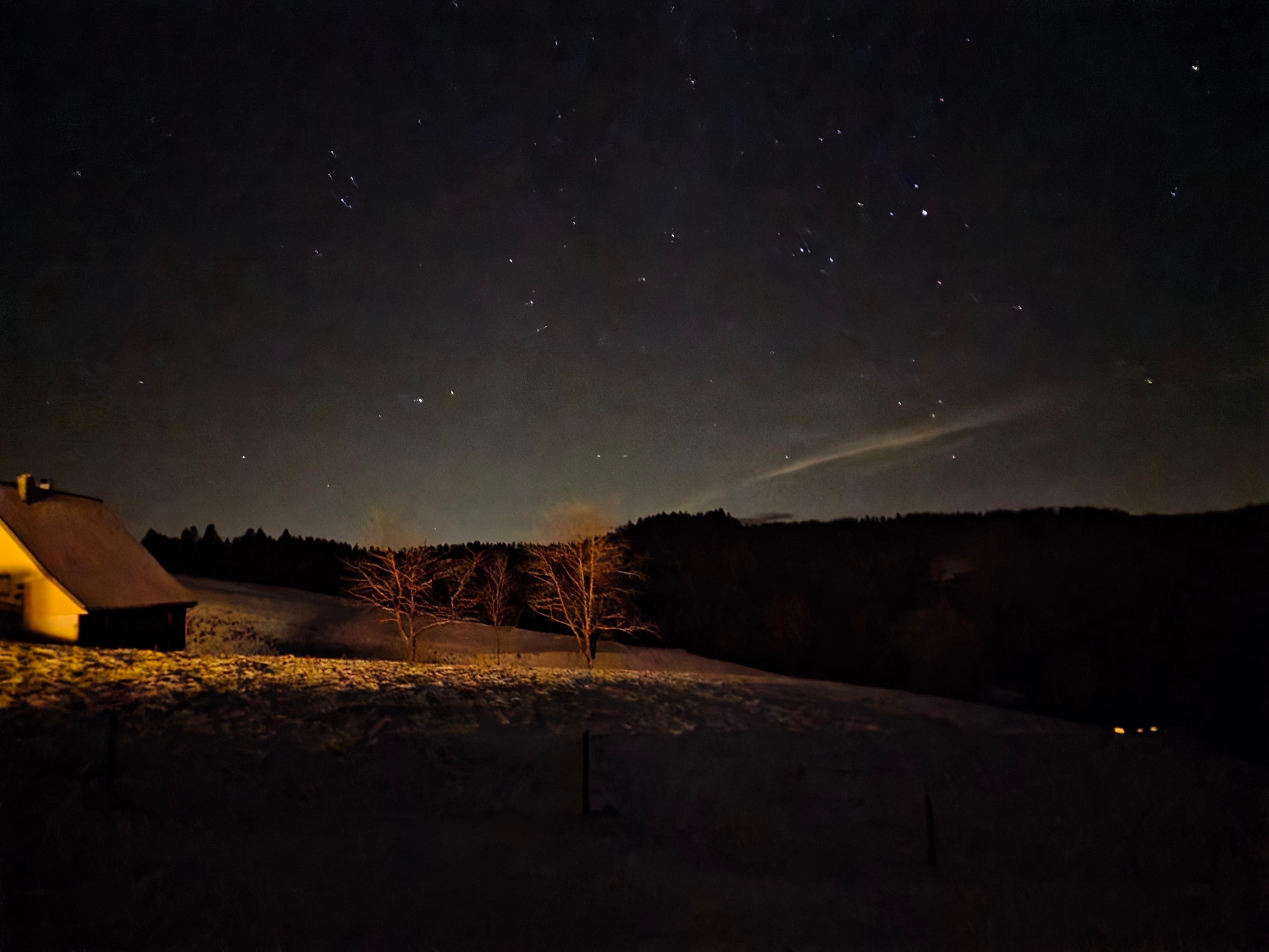 Balcony evening view