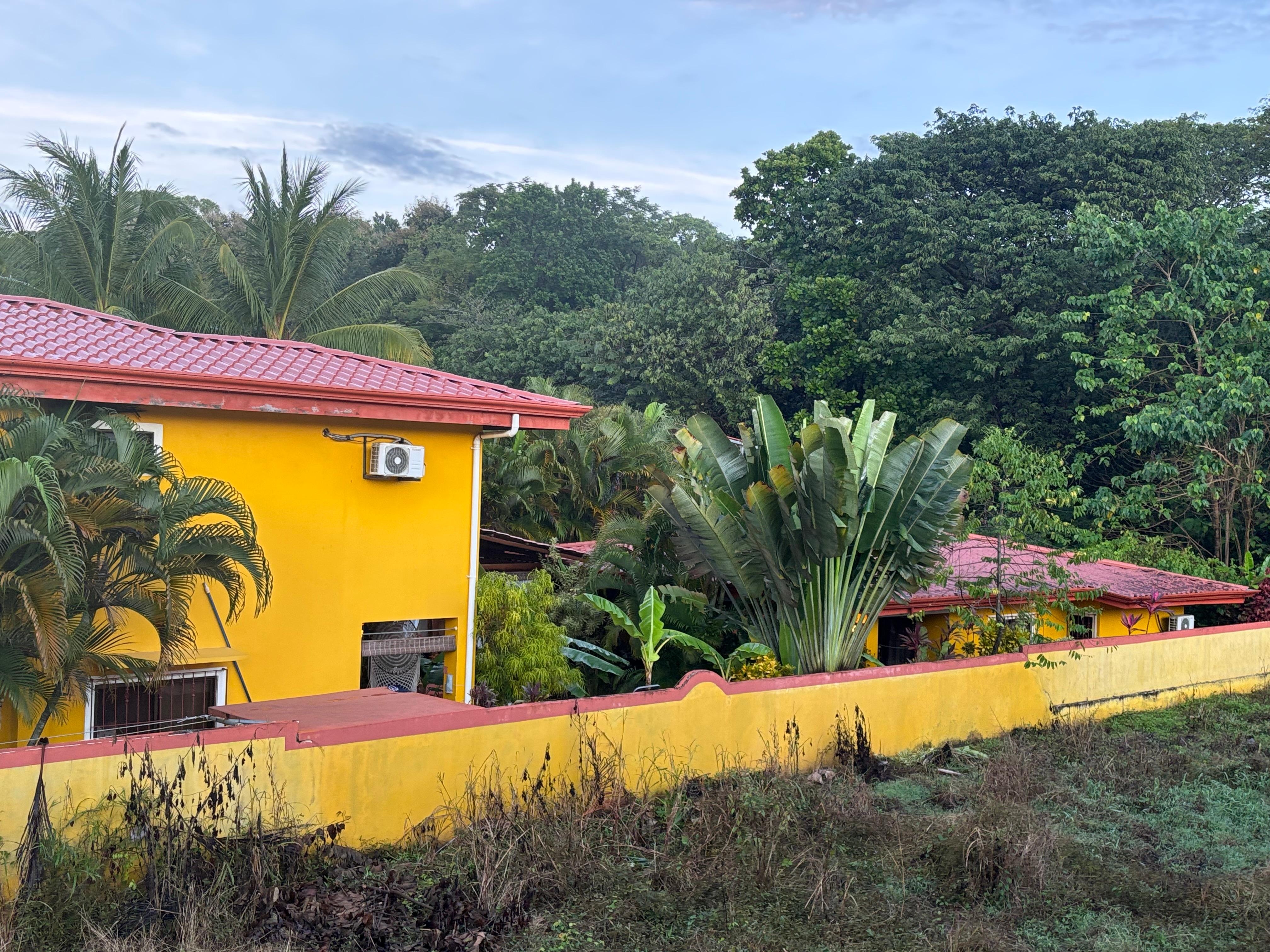 View from top of stairs at upgraded apartment 
