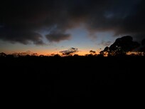 Sunset from the balcony.