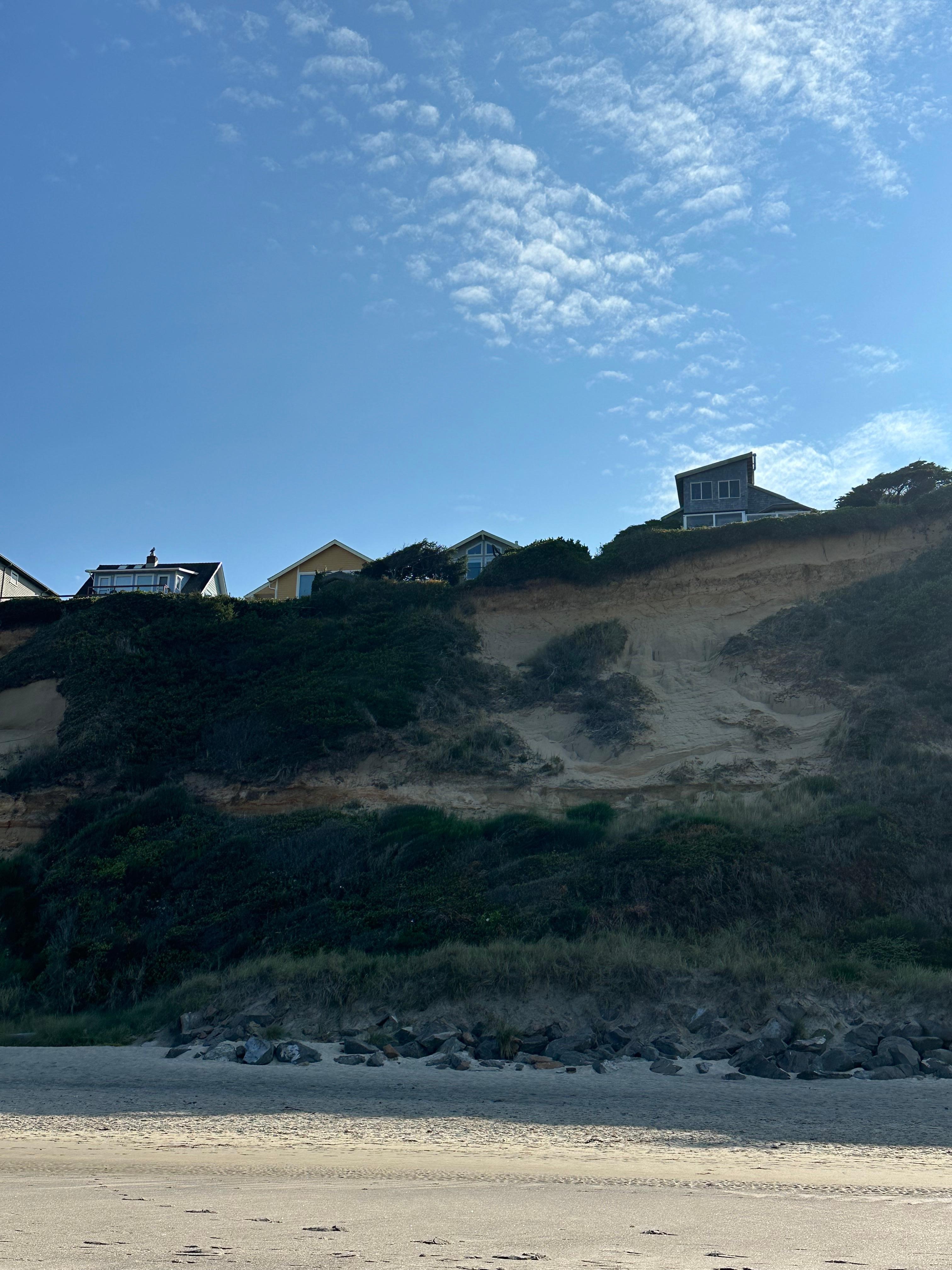 View of house from the beach