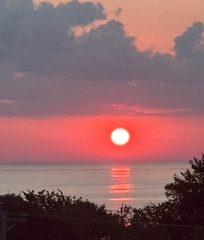 Sunrise taken from top deck