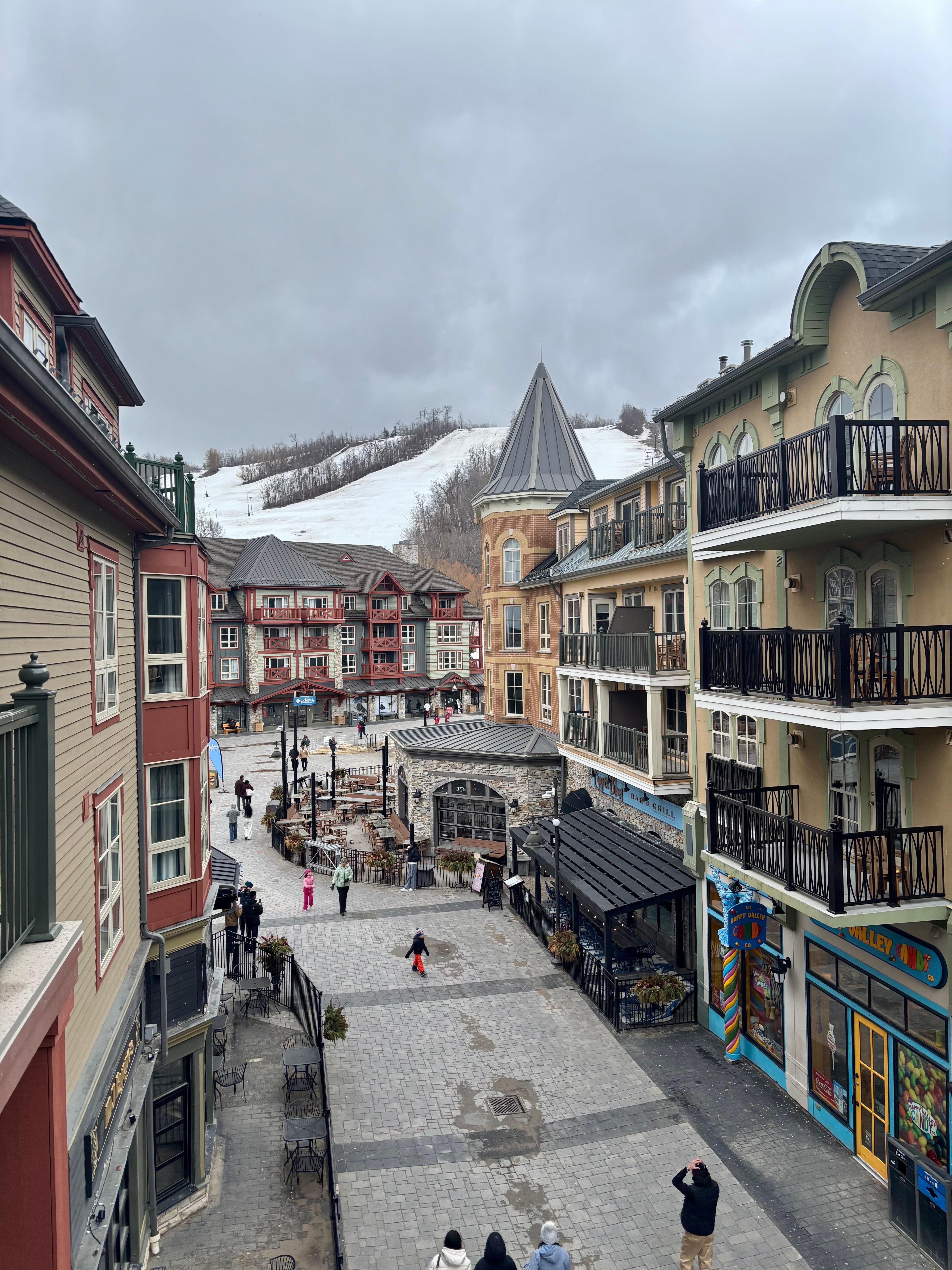 The view from our balcony