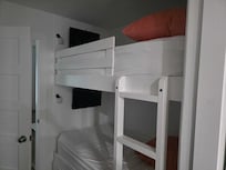 Bunk Beds w/TVs & USB plugs/lights