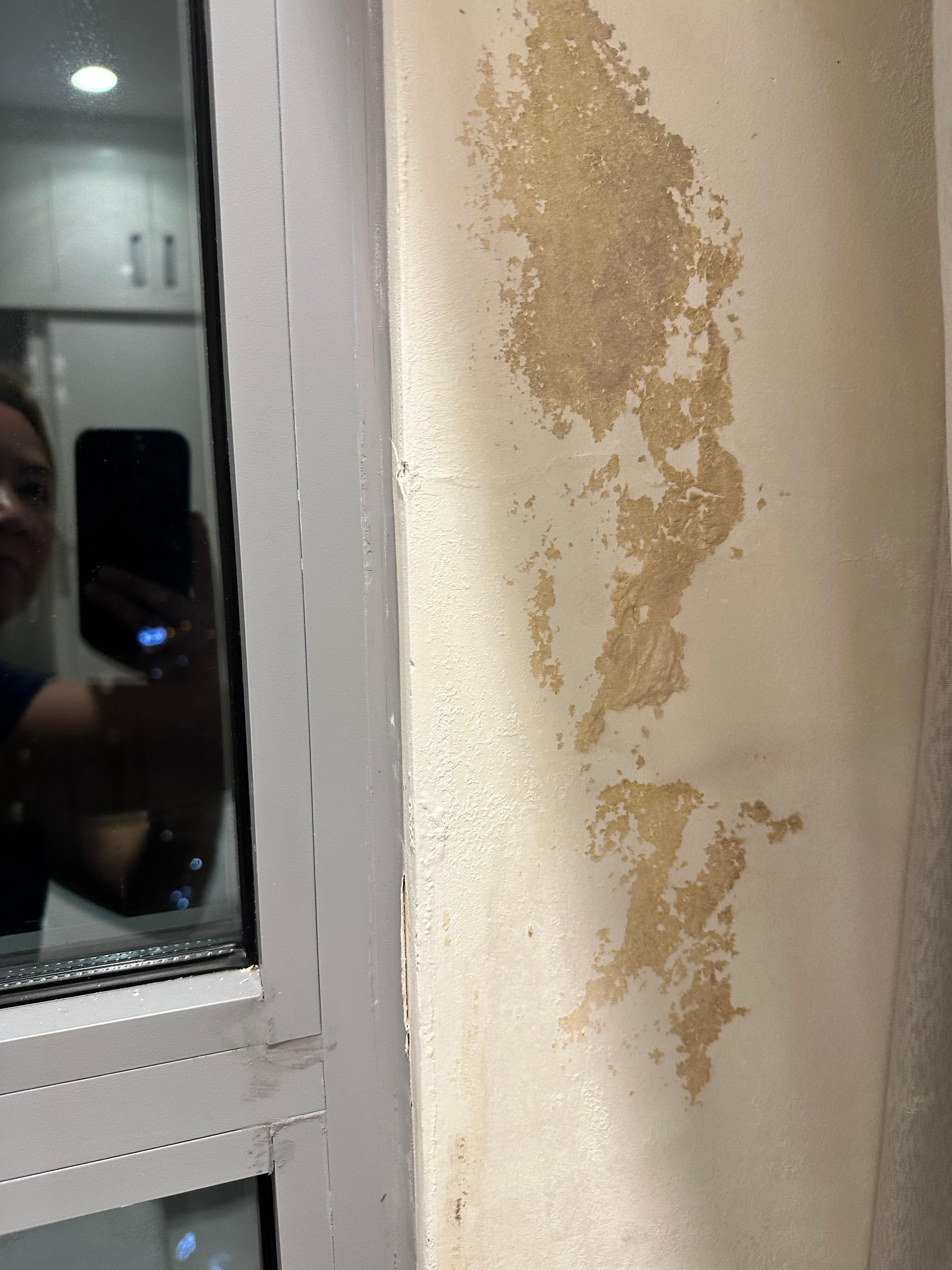 Peeling walls