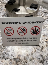 Never seen this sign in most hotel , love it!
