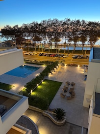 View from “sea view” room