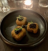 Lamb belly bites at the Black Bull
