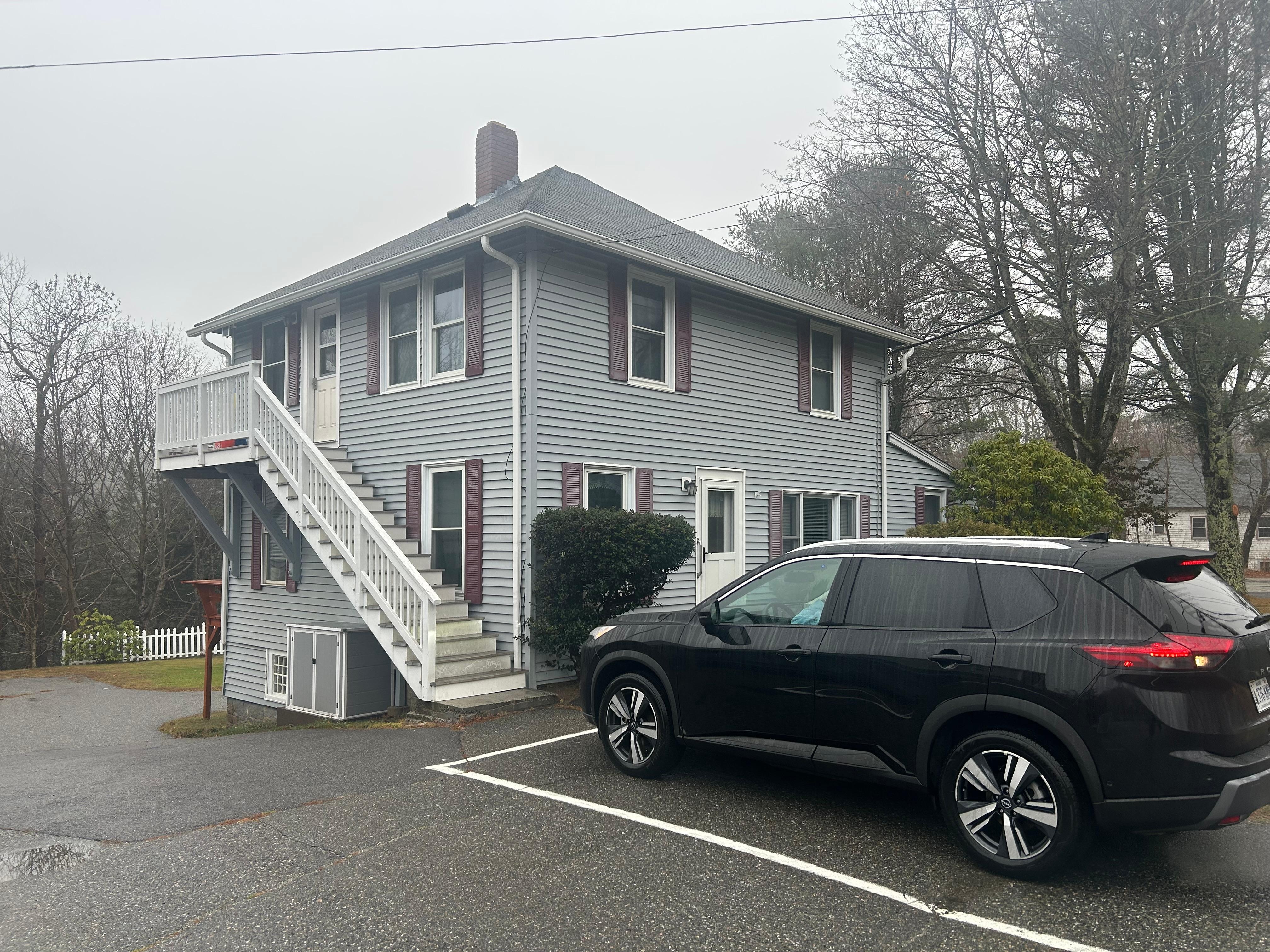 unit is upstairs, nice and quiet with no foot traffic overhead