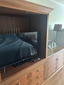 The TV had issues and wouldn't turn off at a certain point. The smart TV feature always had an error message.