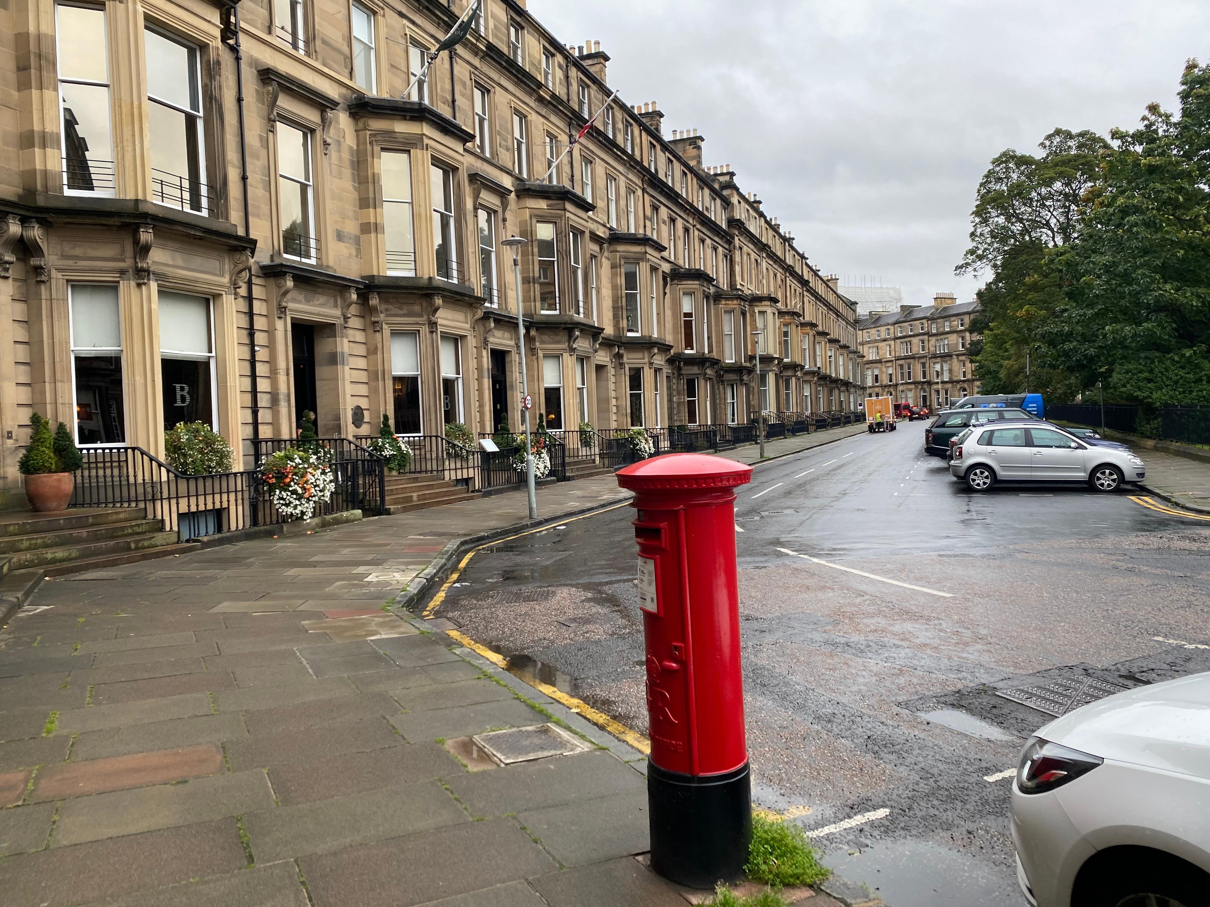 Right out front of the hotel about a 5 min walk to everything! 