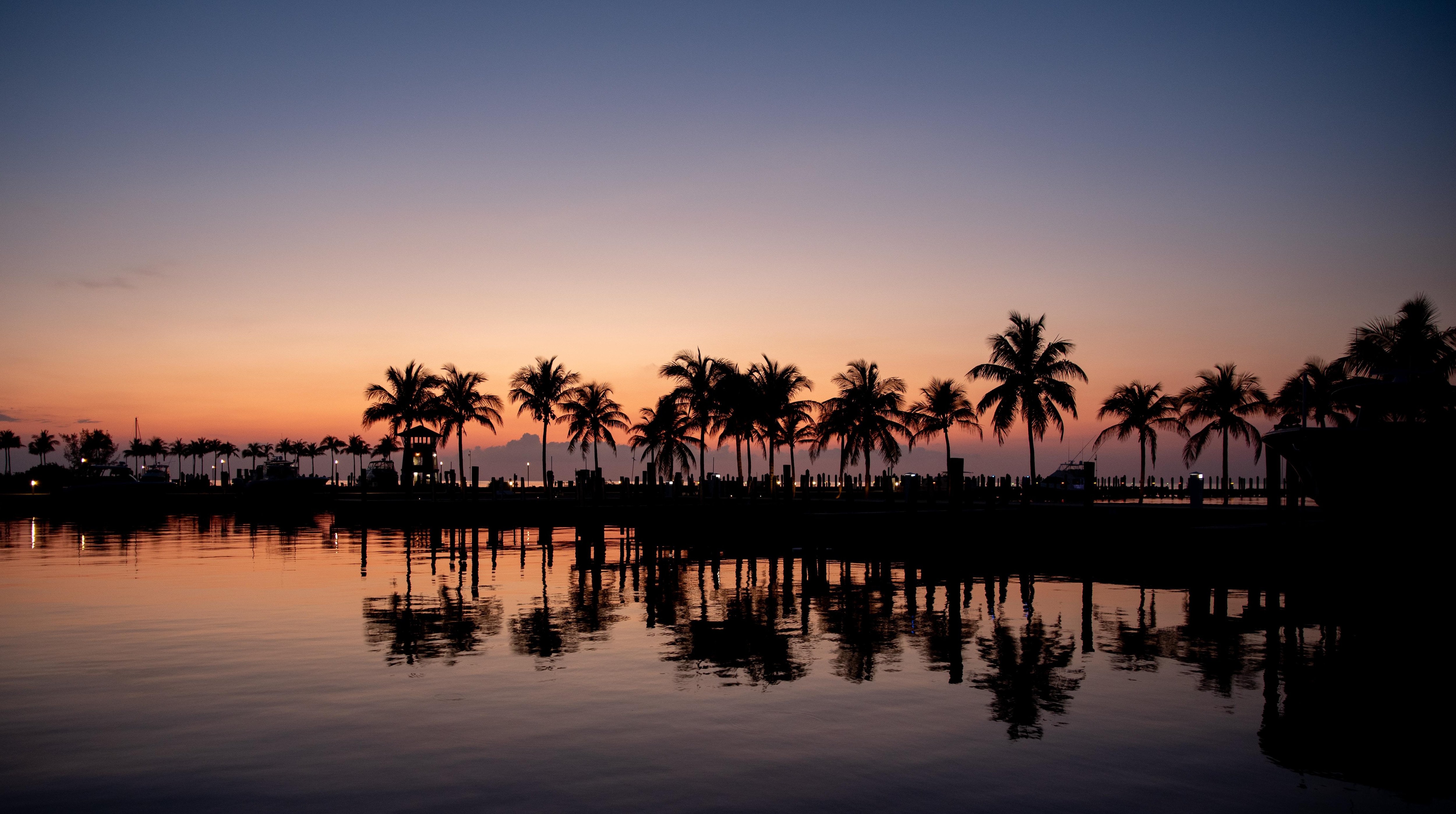 Sunset from Emerald Flats Marina